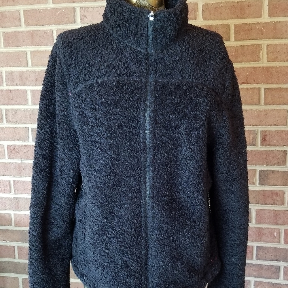 L.L.Bean Polartec Black Jacket XL Like New